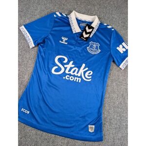 Everton '23-'24 Hummel Soccer Jersey Kit Womens US Small UK M(12) Royal Home NWT